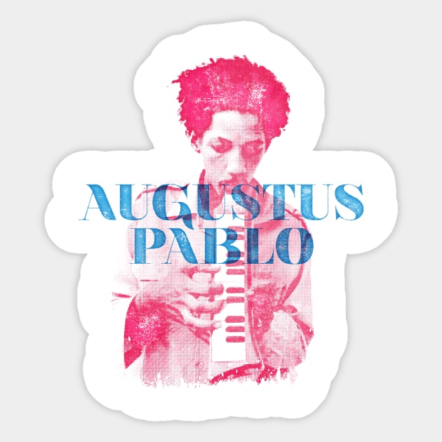 Augustus Pablo Sticker by HAPPY TRIP PRESS